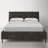 Naoma Vegan Leather Platform Bed-2047100237-2047100226
