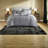 Luxurious King Bedding Sets, Polyester Jacquard, Elegant Grey For Modern Home