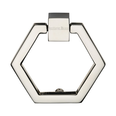 Heritage Brass Heritage Cabinet Drop Pull Hexagon Design
