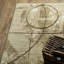 Tapis rayé rayé beige / brun Rayan-365327956