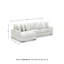 Canapé modulaire 2 pièces avec méridienne Stupendous-122874701