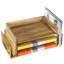 Solid Wood 3-Tier Document File Organiser-1536993651