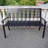 Lisabeth 50 " W Metal Outdoor Garden Bench