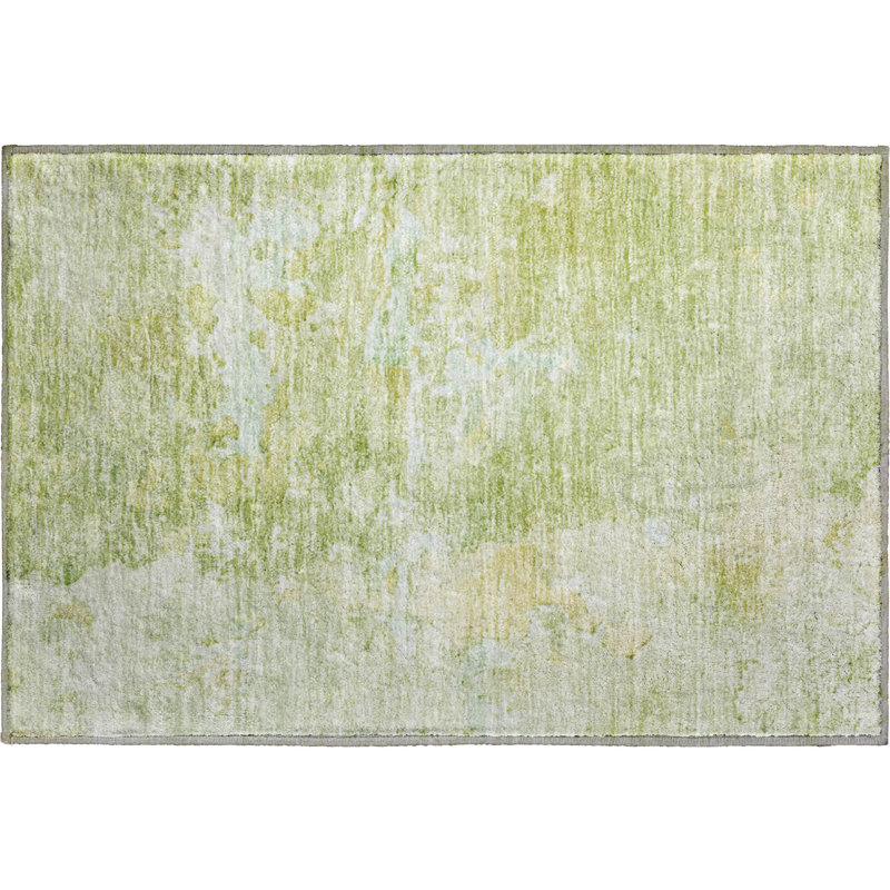 Premium Machine Washable Larock AMF1234 Abstract Rug, Rectangle 1'8" x 2'6"