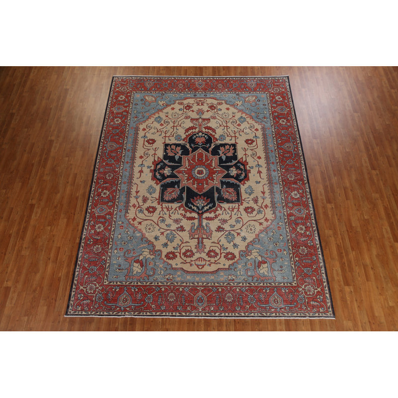 Tapis oriental fait à la main 9 x 12