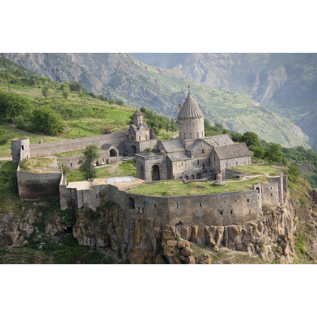 Aerial View On Tatev by Parys - Wrapped Canvas Print