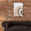 «In The Groove 1 Brown» par Danhui Nai, art mural en verre acrylique