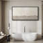 «Minimal Landscape Minimalist Abstract Design in Soft Neutrals», art extra large, art mural-111665441-100937108