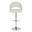 Tabouret de bar réglable Resme avec repose-pieds en T arrondi (ensemble de 2)-121972421-121972416