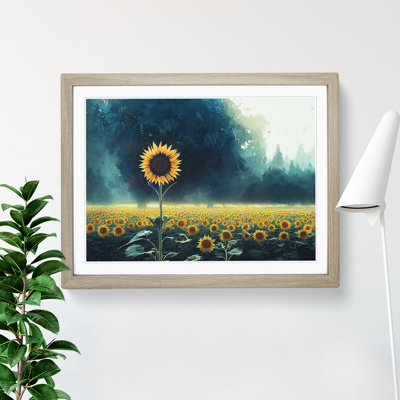 Favourable Sunflowers - Single Picture Frame Print