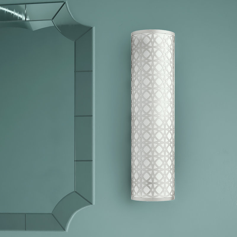 Plafonnier encastré à 4 lumières à intensité variable Eraman, Nickel brossé