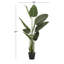Palmier artificiel 51 po en doublure de pot