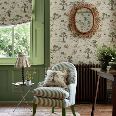 Hundred Acre Wood Cashew 10.05m x 68.6cm Matte Wallpaper Roll