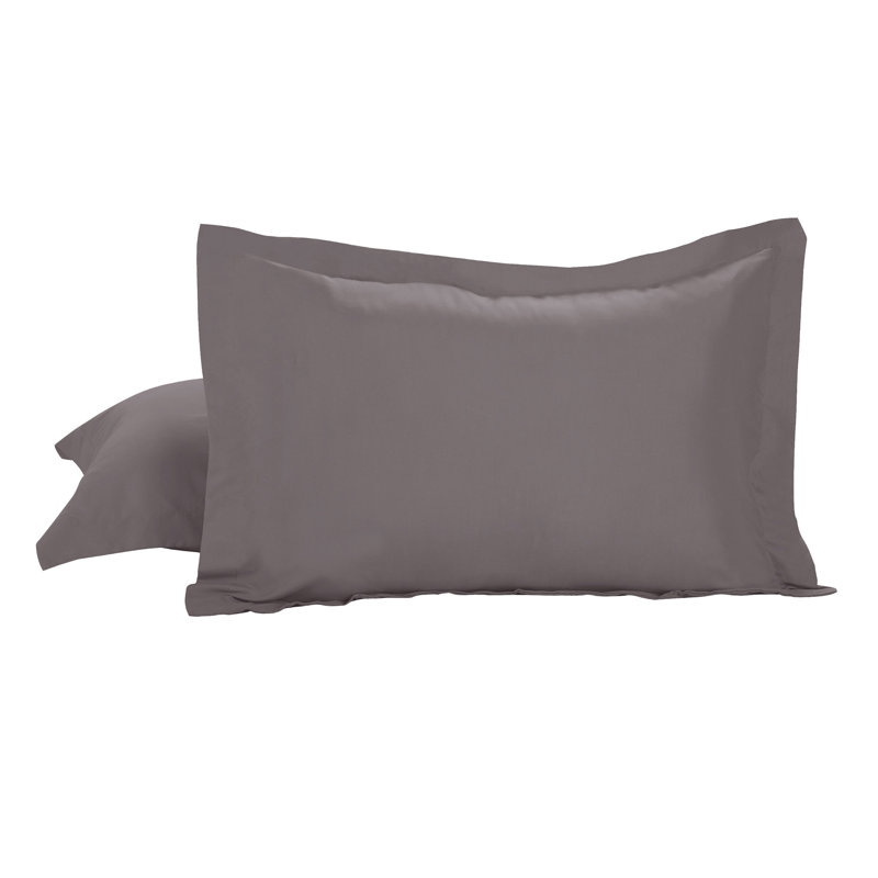 Cotton Sham Set, Gray