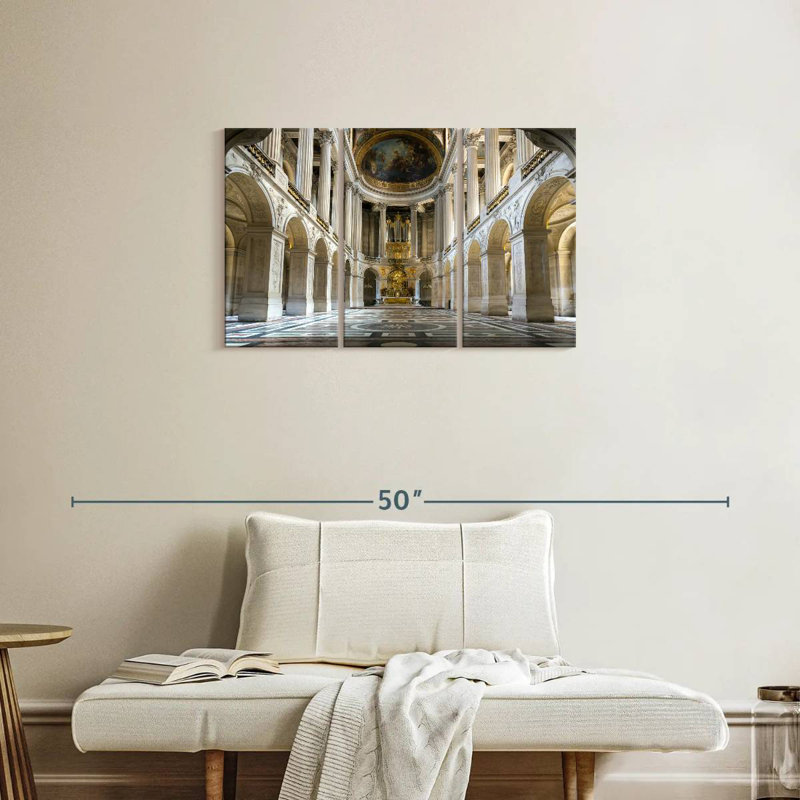 Versailles Interior, 20" H x 33" W