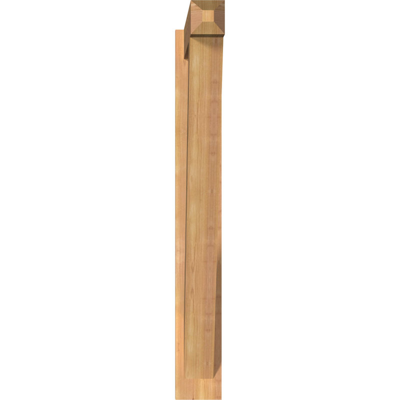 Artisan traditionnel en bois rustique, Cèdre rouge de l'Ouest l 5 1/2 po (lisse), P 32 po x H 44 po
