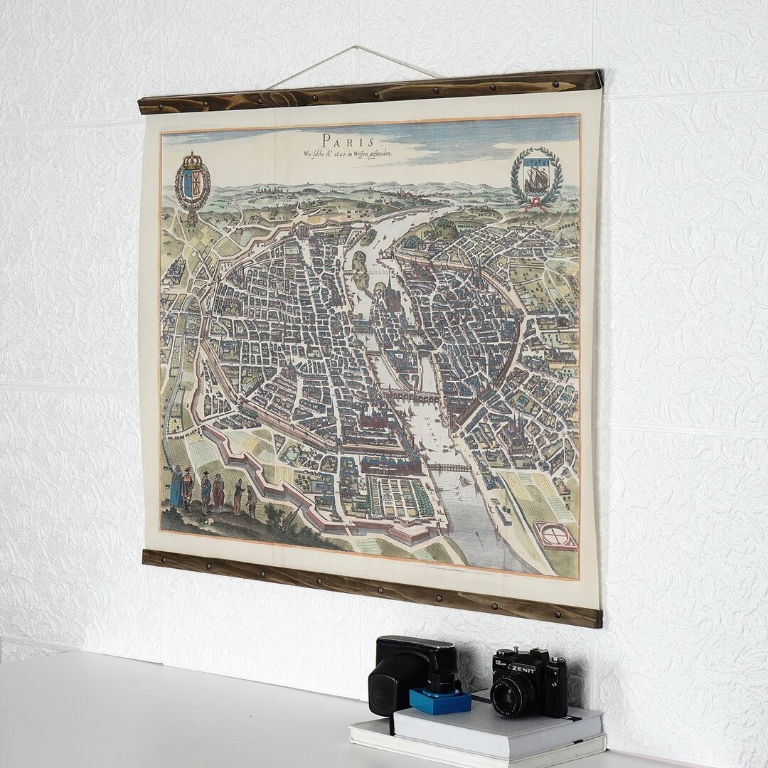 Gerahmtes Wandbild Mapology