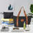 Ensemble de valises 6 pièces Hardshell, valises extensibles légères à deux roues, verrou TSA, noir-117793385