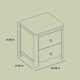 Casablanca 2 Drawer Nightstand