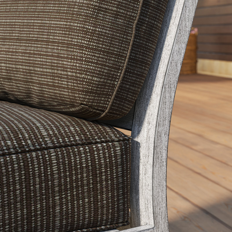 Ensemble de 2 chaises sans accoudoirs Lanai - Oléfine, Brun