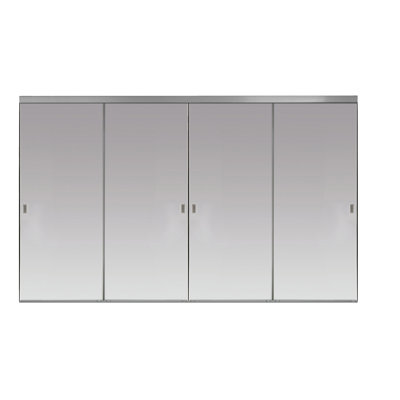 Hollow Mirrored with Installation Hardware Kit without Installation Hardware Kit Sliding Closet Doors
