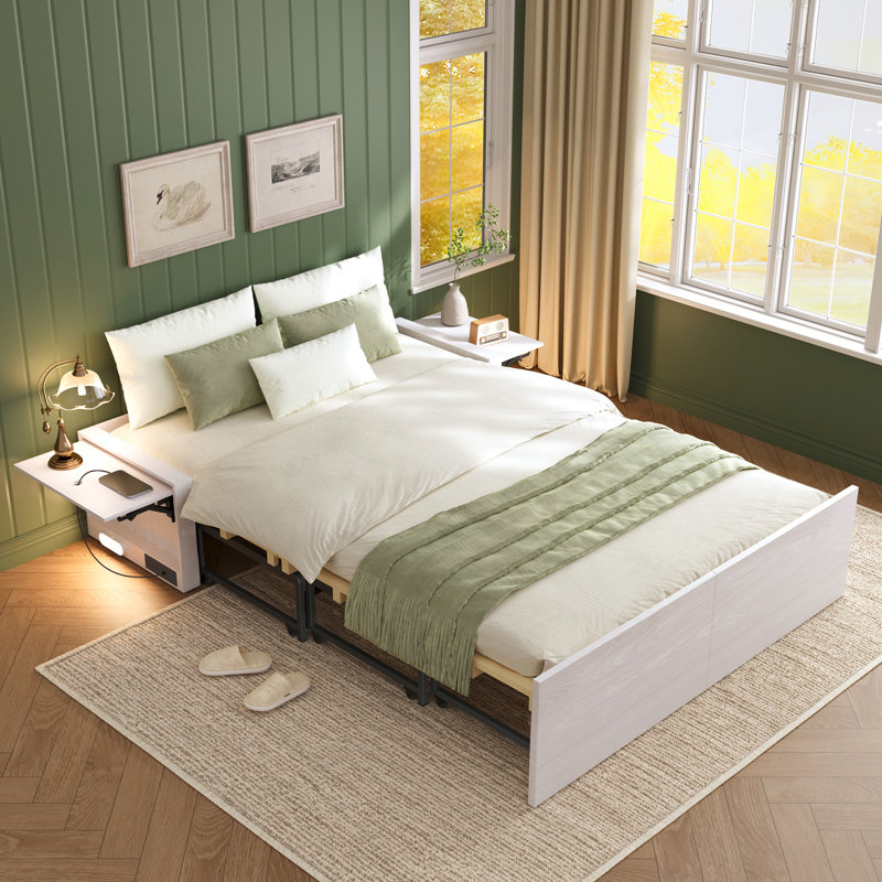 Full / Double Bed, White