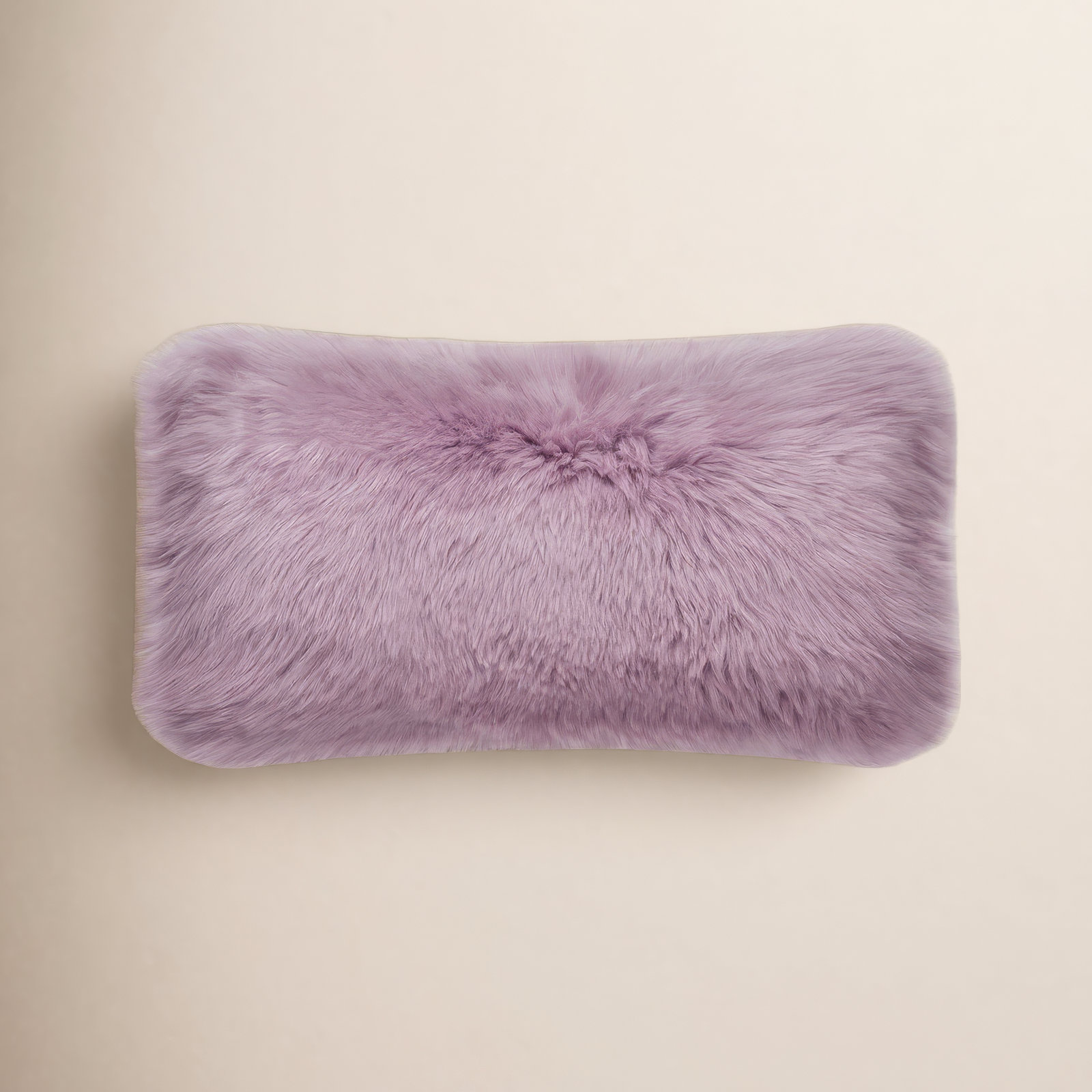Fieldman Leather Lumbar Throw Pillow, Purple Quail