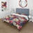 Renaissance Red Peonies Botanical Pattern IV Floral Duvet Cover-1705356098
