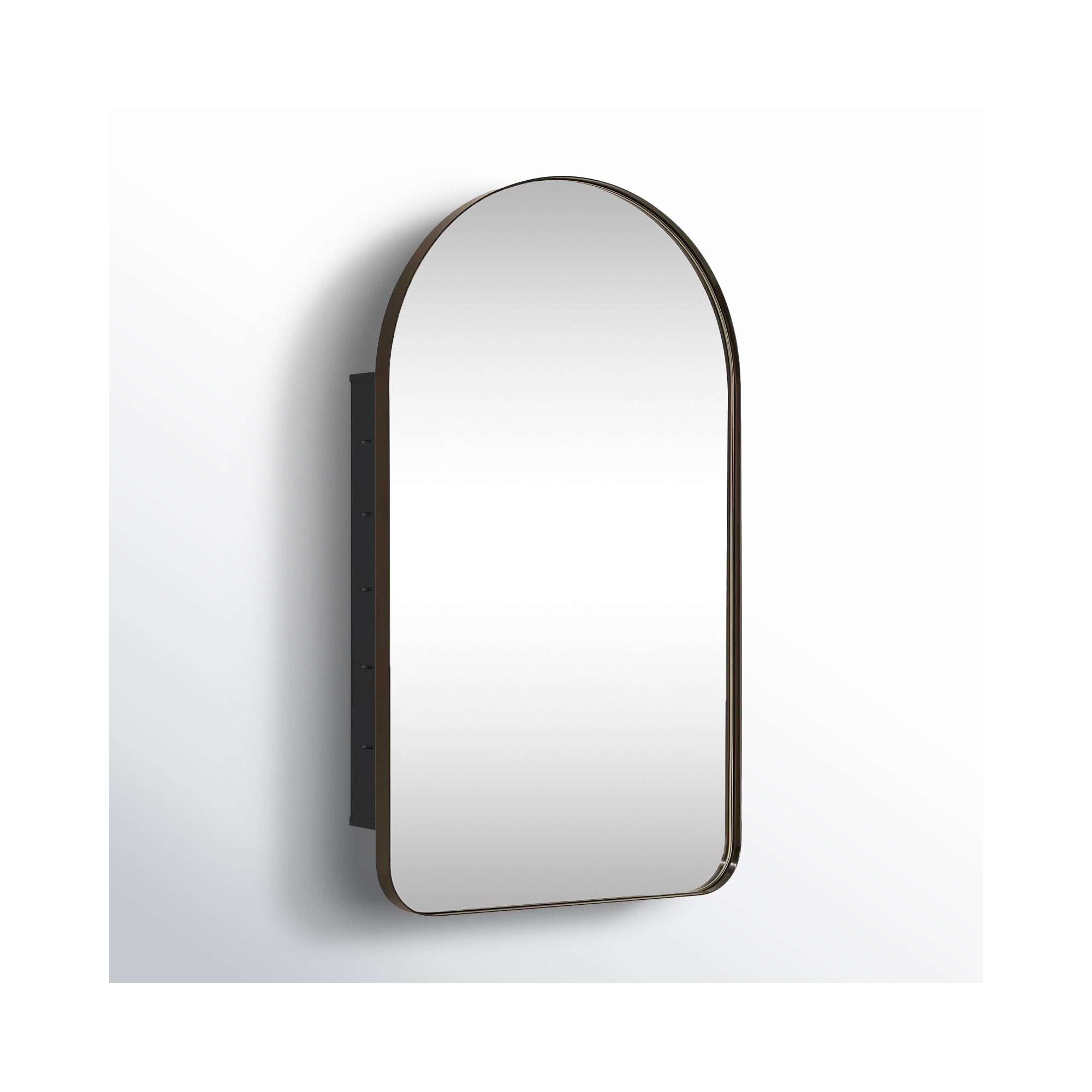 Recessed Medicine Cabinet, 28.3" H x 16" W x 4.96" D, Oil Rubbed Bronze