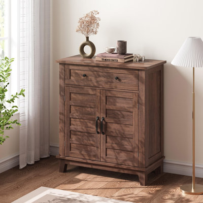 Farmhouse Sideboard Buffet Cabinet with Adjustable Shelves, Multi-Functional Coffee Bar and Entryway Storage Cabinet by Ophelia & Co.