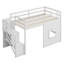 Lit mezzanine avec escalier de rangement et fenêtre-75372192