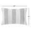 Striped Velvet Lumbar Throw Pillow-98481010