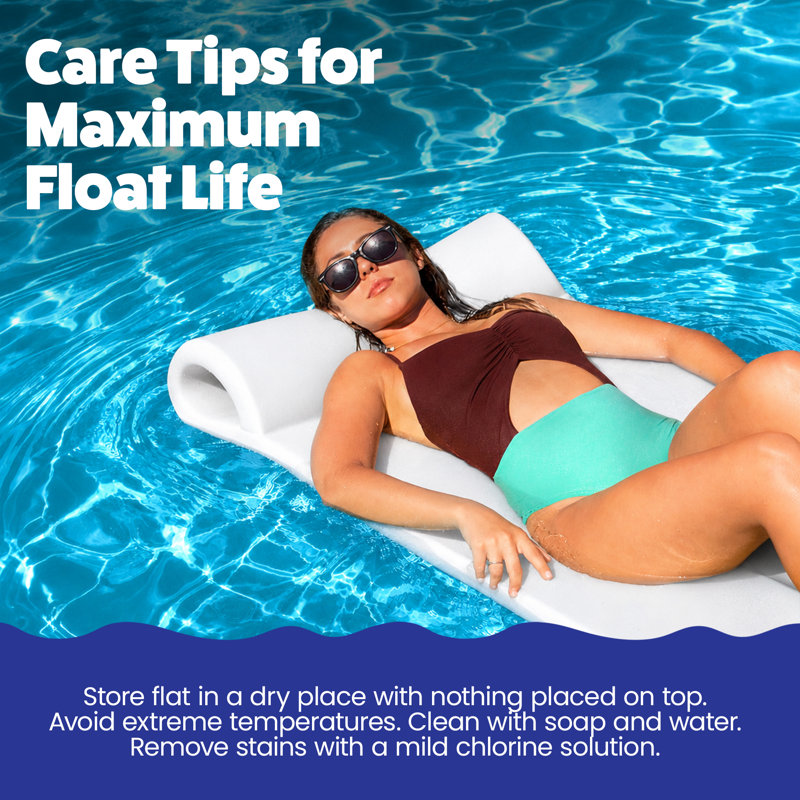 Tapis de piscine flottant en mousse épaisse TRC