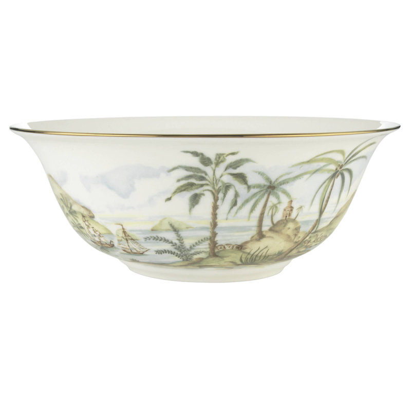 British Colonial Accessories Colonial Tradewind British Serving Bowl