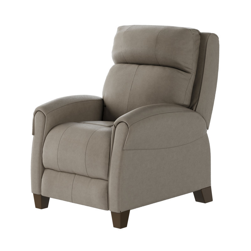 Fauteuil inclinable en cuir saturn avec appui-tête Saturn , Beige