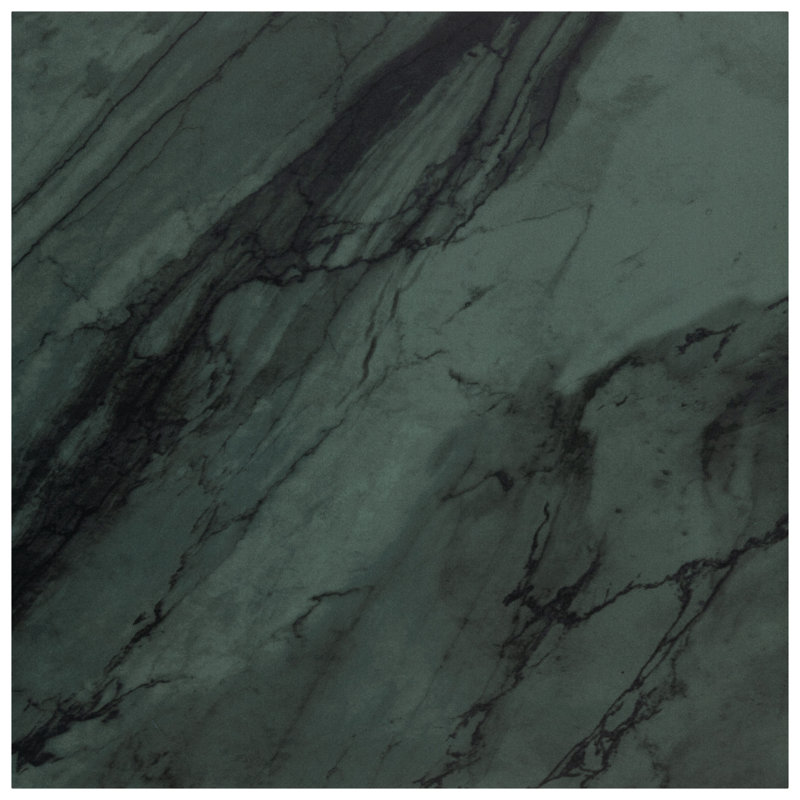 Renaissance 8" x 8" Porcelain Marble Look Wall & Floor Tile, Emeraid