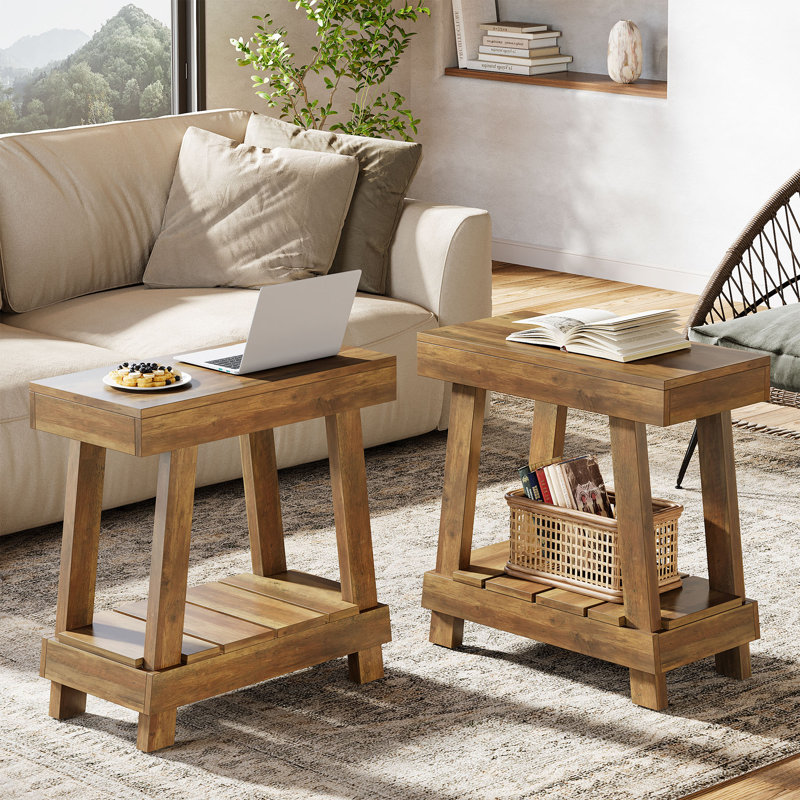 Tray Top Side Table Set