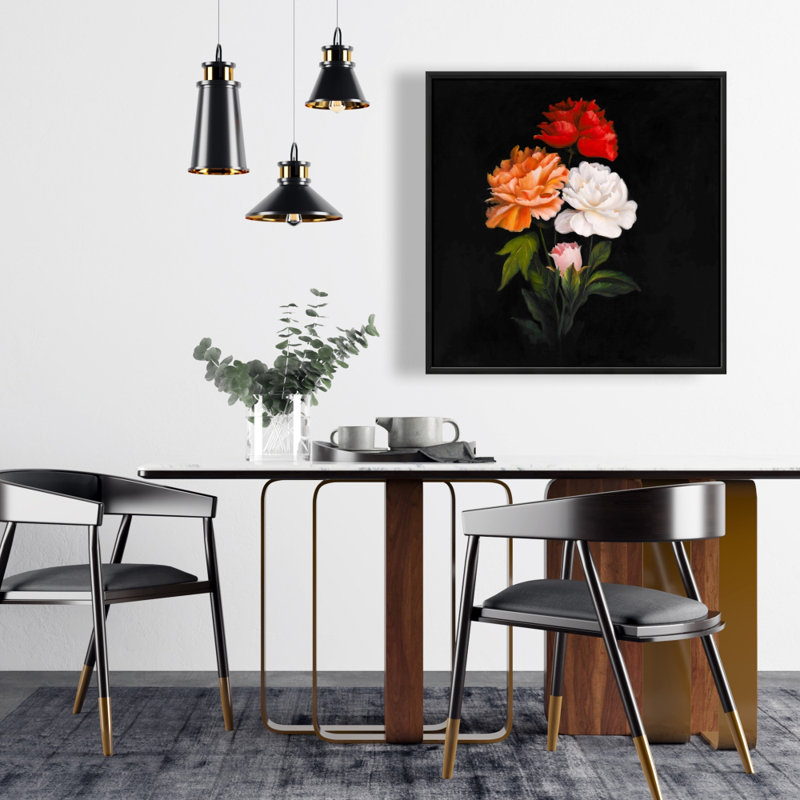 " Three Beautiful Rose Flowers "