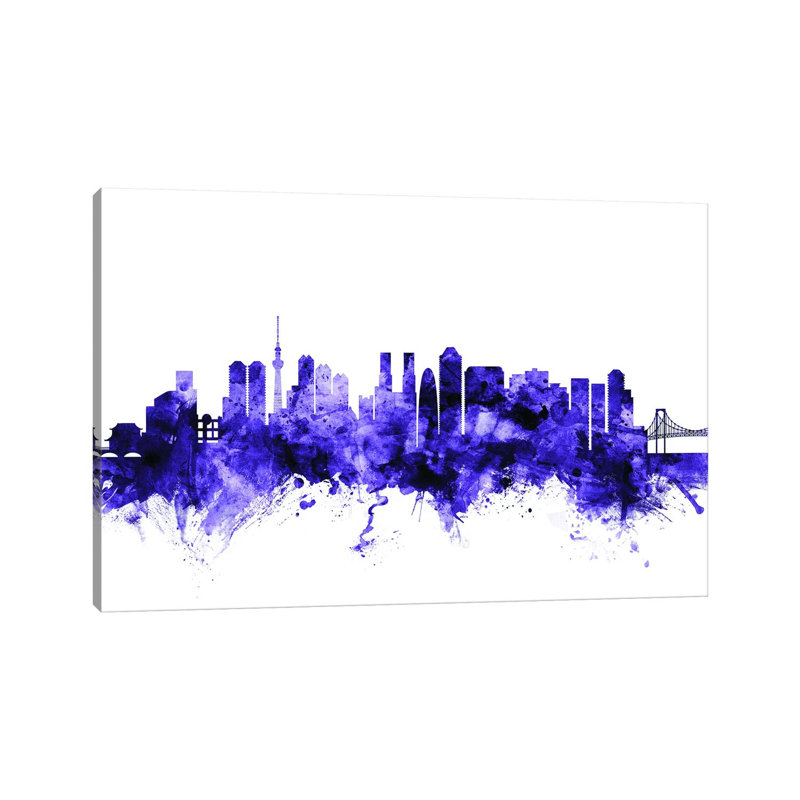 Tokyo, Japan Skyline by Michael Tompsett - Wrapped Canvas Gallery-Wrapped Canvas Giclée, 152.5 cm H x 101.5 cm W