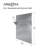 Ancona Steel Straight Wall Mounted Pot Rack