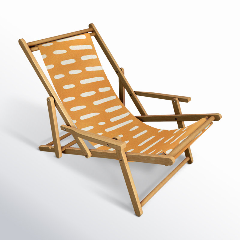 Chaise longue pliante inclinable Giana