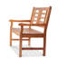 Solid Wood Outdoor Bench