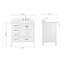  Meuble-lavabo simple 36,25 po avec comptoir-862899575