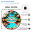 Horloge murale en verre 24 po