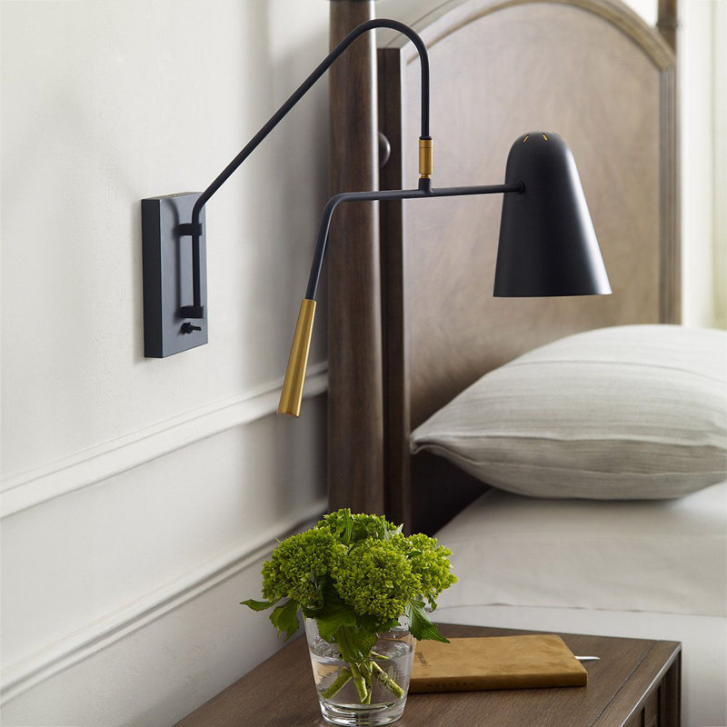 Gianluca Steel Armed Sconce