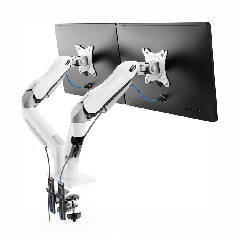 FURNINIXS Desktop Mount, White