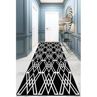 Premium Polyester Carpet, 55.1 x 74.8 Inches | 100% Antibacterial Fabric, 0.4 Inch Pile Height | Non-Slip Underside, Machine Washable | Perfect for Home or Office | Durable, Easy-Care Floor Decor