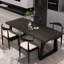 All solid wood aesthetic dining table-1483264546