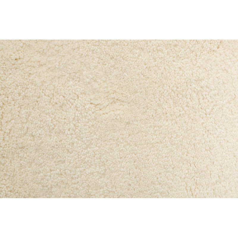 Arboga Hand Knotted Wool White Rug, Square 200 cm