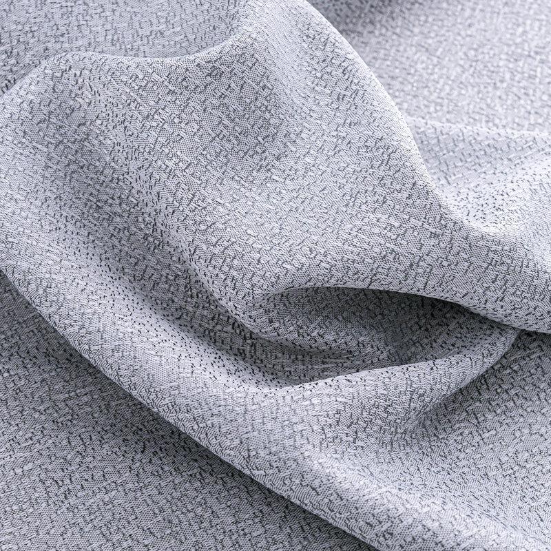 Misheel Room Darkening Single Curtain Panel, Silver